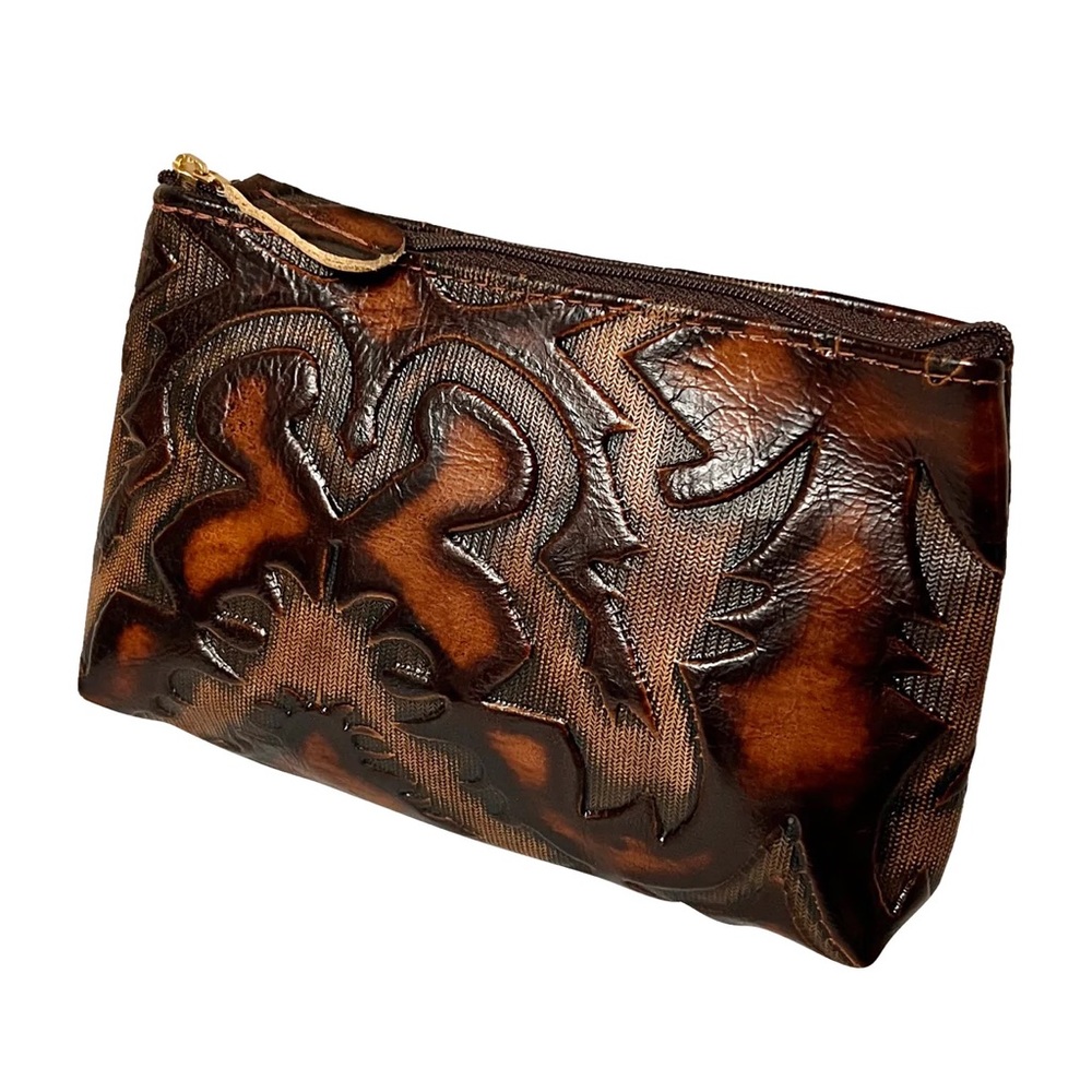 Raviani Leather Cosmetic Bag
